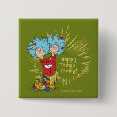 Zwei glückliche Dinge! Button (Vorderseite)