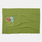 Zwei glückliche Dinge! Geschirrtuch (Horizontal)