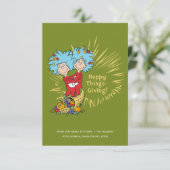 Zwei glückliche Dinge! Karte (Stehend Vorderseite)