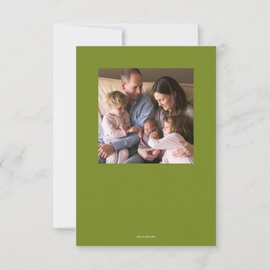 Zwei glückliche Dinge! Karte (Rückseite)