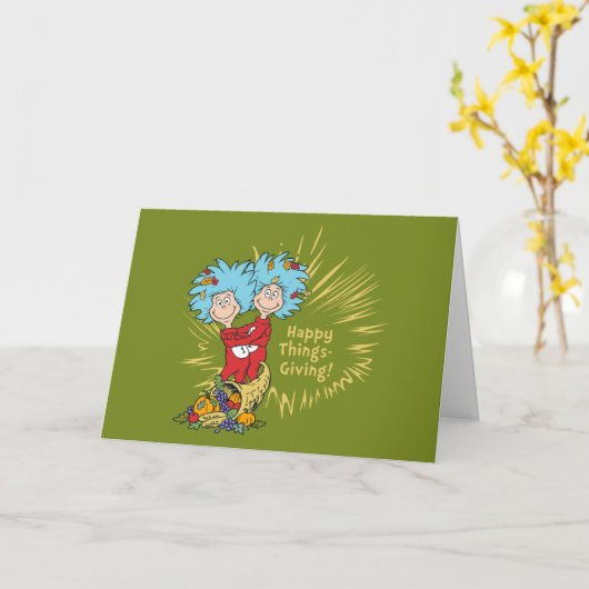 Zwei glückliche Dinge! Karte (Gelbe Blume)