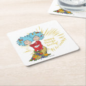 Zwei glückliche Dinge! Rechteckiger Pappuntersetzer (angewinkelt)