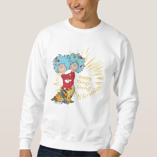 Zwei glückliche Dinge! Sweatshirt (Vorderseite)