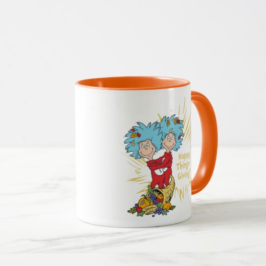 Zwei glückliche Dinge! Tasse (VorderseiteRechts)