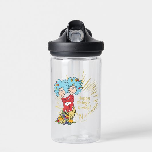 Zwei glückliche Dinge! Trinkflasche (Vorne)