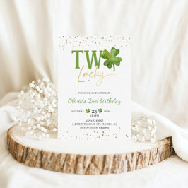 Zwei glückliche Einladung zum Geburtstag, St. Patr