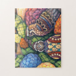 Zwei glückliche Quaille Puzzle