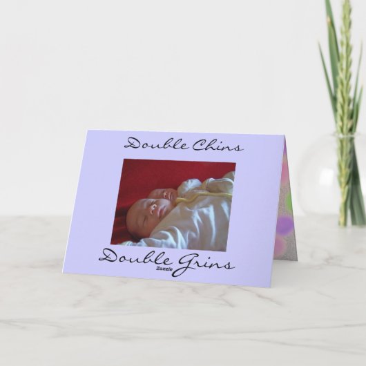 Zwei Glückwunsch Karte (Rückseite)