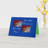 Zwei Glückwunsch Karte (Gelbe Blume)