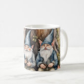 Zwei Gnome und eine Katze Kaffeetasse (VorderseiteRechts)