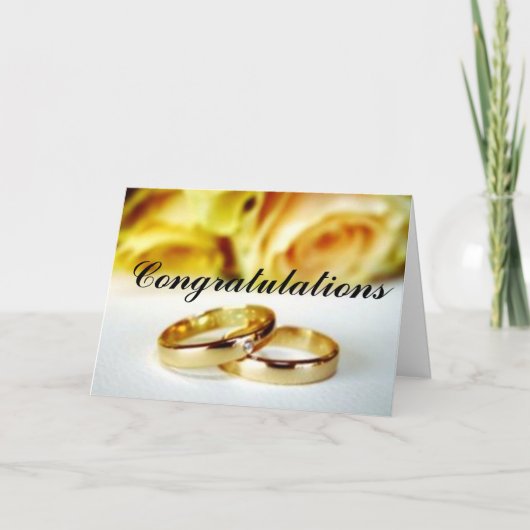 Zwei Gold-Hochzeiten Karte (Vorderseite)