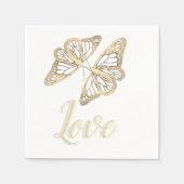 Zwei Goldbarren Serviette (Vorderseite)