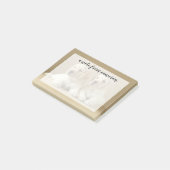 Zwei Golden Labrador Welpen Post-it Klebezettel (angewinkelt)