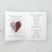 Zwei goldene Herzen immer Ihre Liebe Karte (Innenseite)