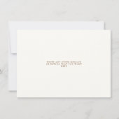 Zwei goldene Hochzeitsringe mutierten Save the Dat Date (Rückseite)