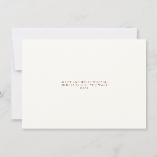 Zwei goldene Hochzeitsringe mutierten Save the Dat Date (Rückseite)