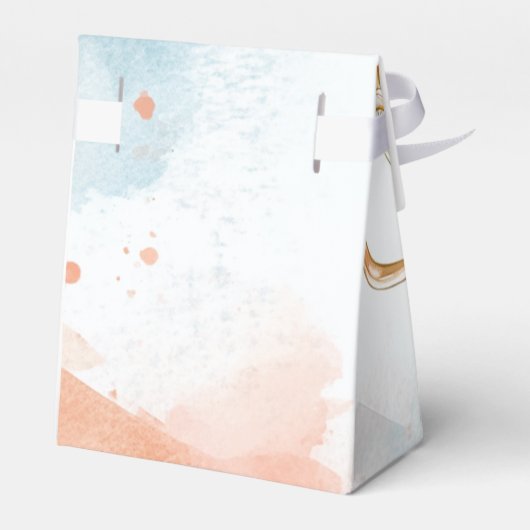 Zwei goldene Hochzeitsspiele Geschenkschachtel (Rückseite)