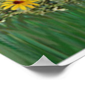 Zwei goldene Retrievers Poster (Ecke)