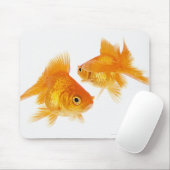 Zwei Goldfische überqueren einander Mousepad (Mit Mouse)