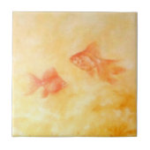 Zwei Goldfish Fliese (Vorderseite)