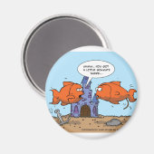 Zwei Goldfish - Freundschaft Magnet (Vorderseite/Rückseite)