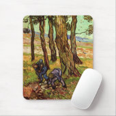 Zwei Gräber unter Bäumen Mousepad (Mit Mouse)