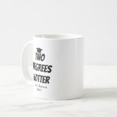 Zwei Grad Hotter-Abschluss Kaffeetasse (Vorderseite Links)