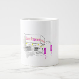 Zwei Gram Negative Rods gehen in eine Bar Jumbo-Tasse