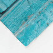 Zwei graue Holztüren Fleecedecke (Ecke)