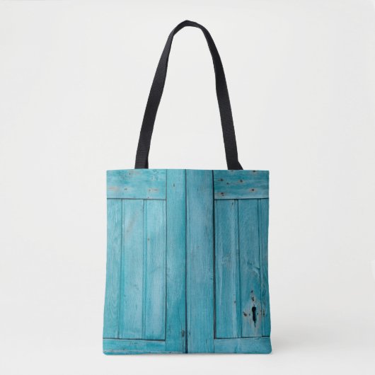 Zwei graue Holztüren Tasche (Vorderseite)