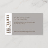 Zwei grenzübergreifende Colliese - Hundeausbilder- Visitenkarte (Rückseite)