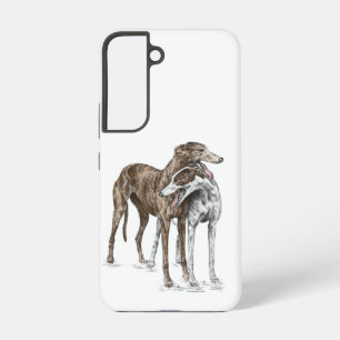 Zwei Greyhound-Freunde Hundekunst Samsung Galaxy Hülle