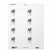 Zwei Greyhound Friends Dog Art (Vorne)