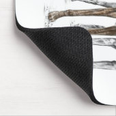 Zwei Greyhound Friends Dog Art Mousepad (Ecke)