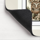 Zwei Grooms Gay Pineaple Tiki Head Retro Hochzeit Mousepad (Ecke)