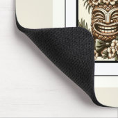 Zwei Grooms Gay Pineaple Tiki Head Retro Hochzeit Mousepad (Ecke)