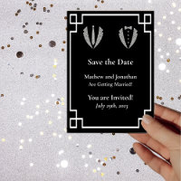 Zwei Grooms Gay Tuxedo Save the Date Card