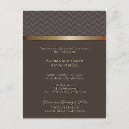 Zwei Grooms-Gay Wedding ı Einladung