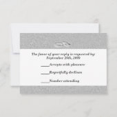 Zwei Grooms Hochzeitstuxen UAWG RSVP Karte (Rückseite)