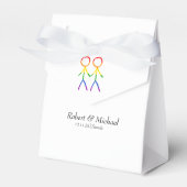 Zwei Grooms Rainbow-Liebe Geschenkschachtel (Vorderseite)