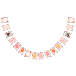 Zwei Groovy Birthday Banner | Groovy Party Decor