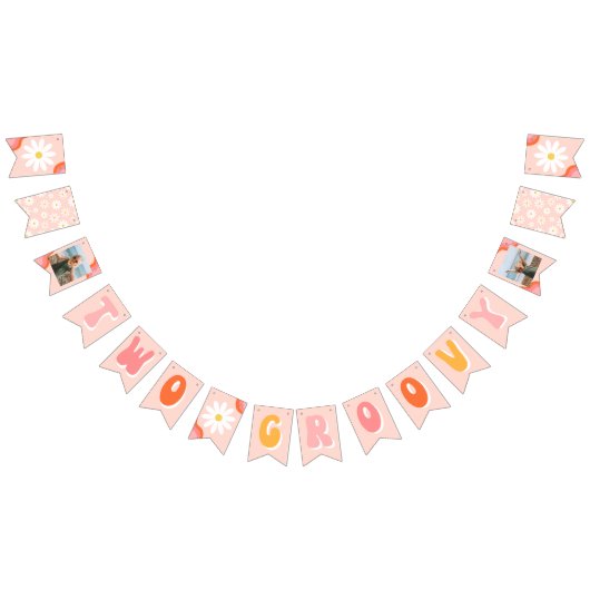 Zwei Groovy Birthday Banner | Groovy Party Decor (Alle)