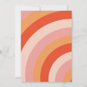 Zwei Groovy Birthday Einladung (Rückseite)