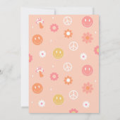 Zwei Groovy Boho Retro 2. Geburtstag Einladungen