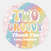 Zwei Groovy Favor Tags | Groovy Favorits