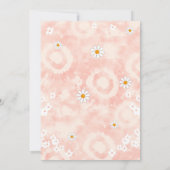 Zwei Groovy Party Einladung Daisy 2. Geburtstag (Rückseite)