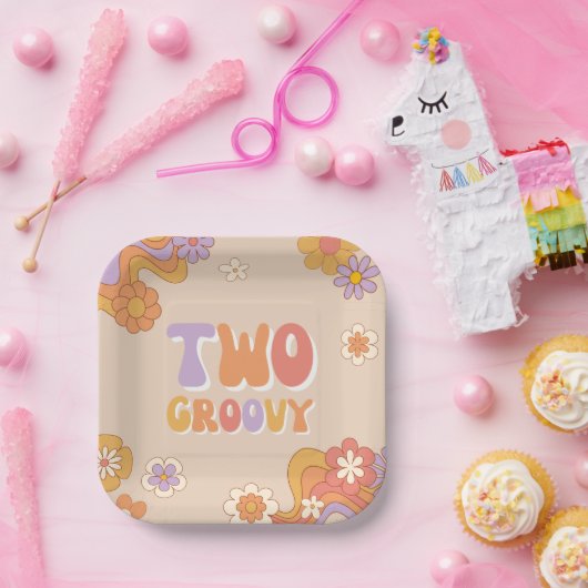 Zwei Groovy Party Paper Teller (Party)