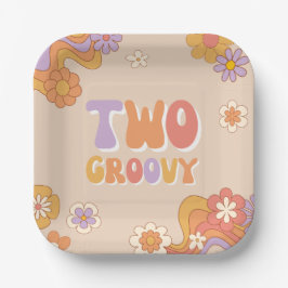 Zwei Groovy Party Paper Teller