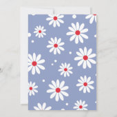 Zwei Groovy Retro 2. Geburtstag Einladung (Rückseite)