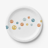 Zwei Groovy Retro Boy Geburtstag Pappteller (Vorderseite)